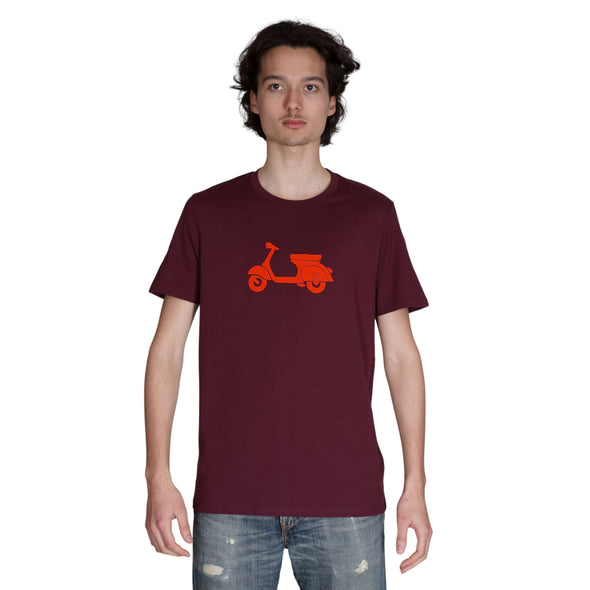 T-shirt Scoot bordeaux