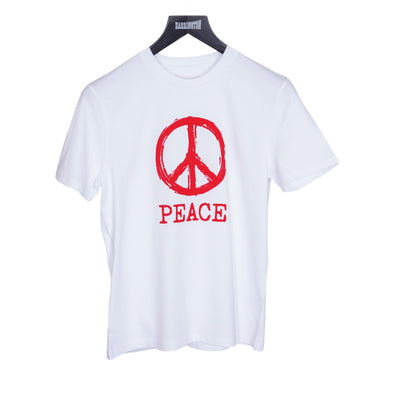 T-shirt blanc Peace