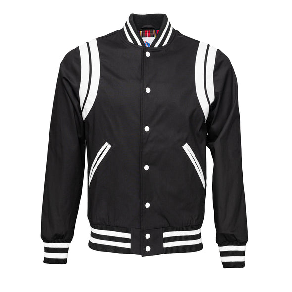 Blouson varsity noir