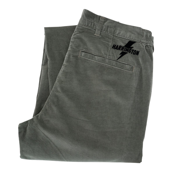 Pantalon chino velours côtelé kaki