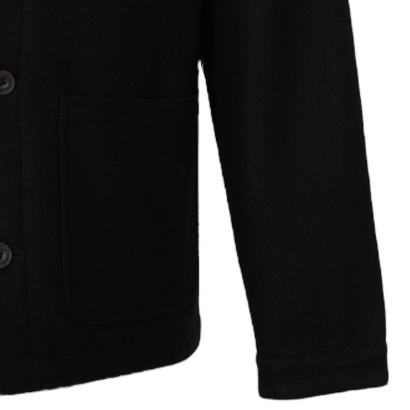 Veste de peintre noire en laine