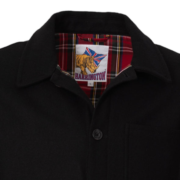 Veste de peintre noire en laine