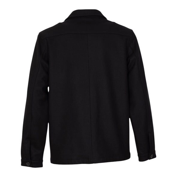 Veste de peintre noire en laine