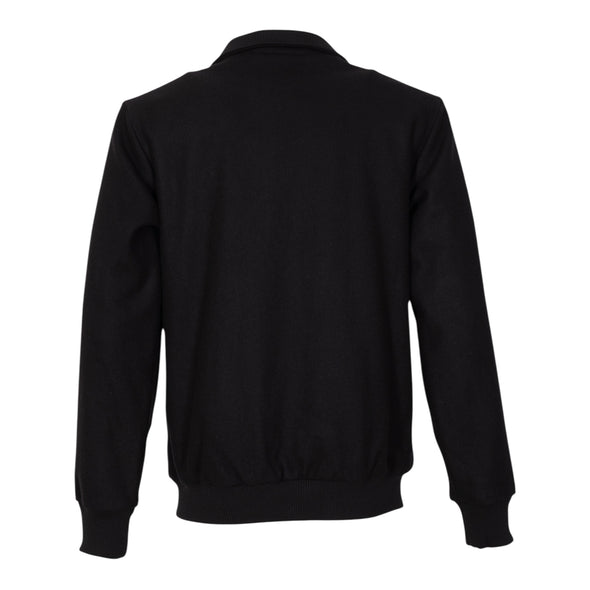 Blouson Harrington en laine noir