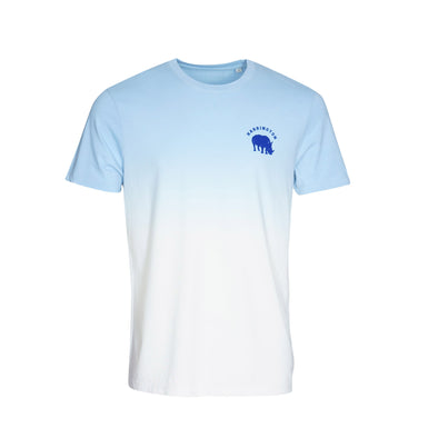 T-shirt Tie-Dye bleu en coton bio