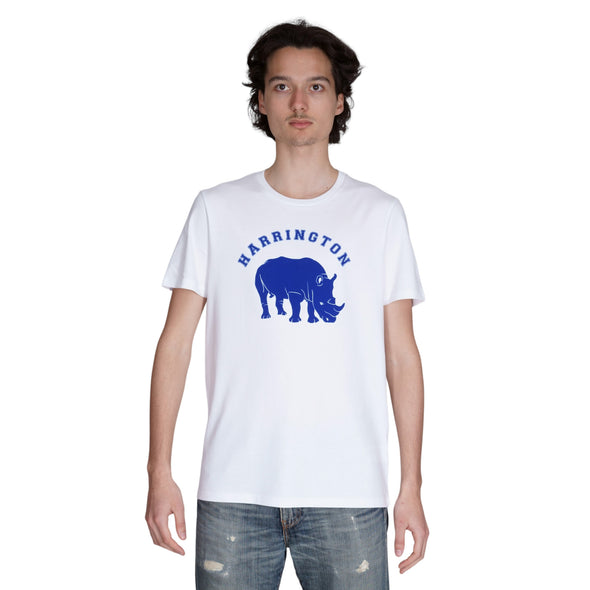T-shirt blanc "Rhino" en coton bio