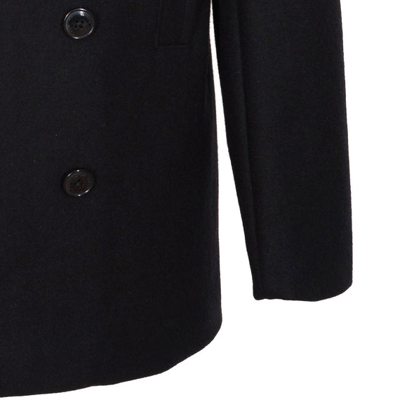 Caban en laine noir