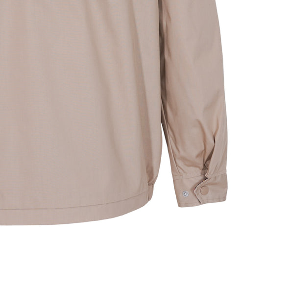 Blouson coupe droite beige