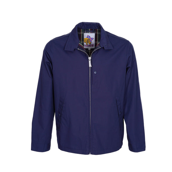 Blouson coupe droite bleu