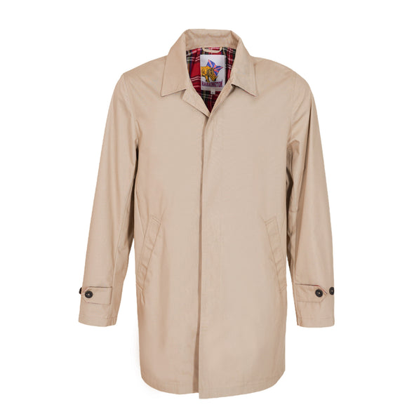 Trench droit uni beige