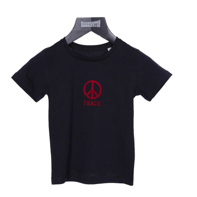 T-shirt noir Peace Kids