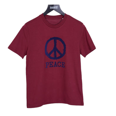 T-shirt Bordeaux Peace