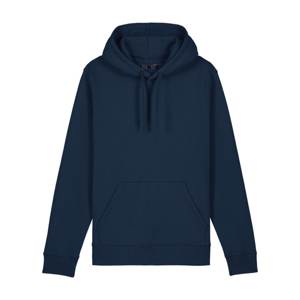 Hoodie bleu marine à coudières