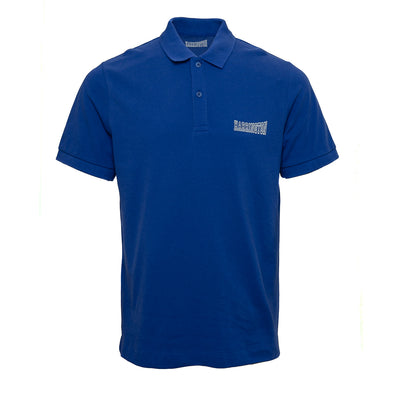 Polo piqué worker blue / blanc