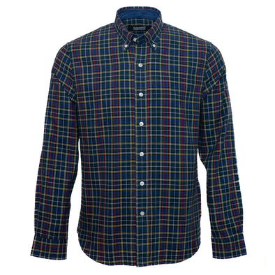 Chemise flanelle carreaux marine
