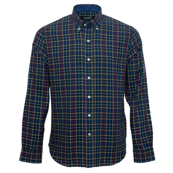 Chemise flanelle carreaux marine