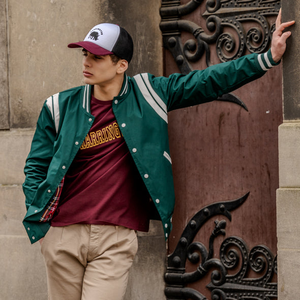 Blouson varsity racing green