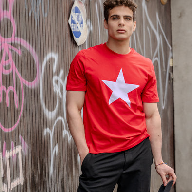 T-shirt rouge Big star