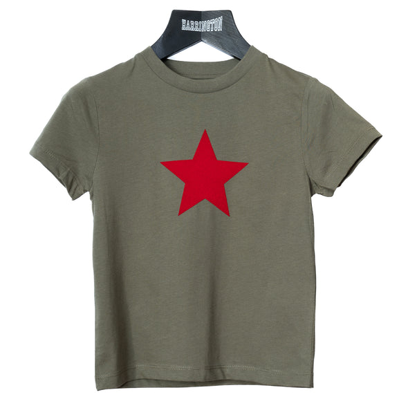 T-shirt star kaki enfant