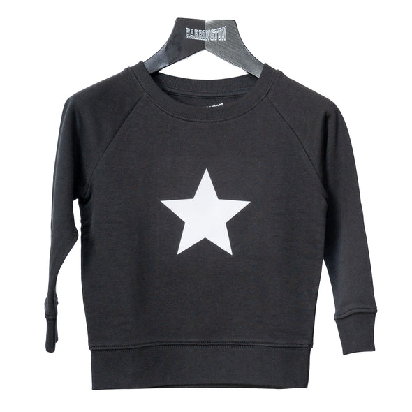 Sweat-shirt enfant Star noir