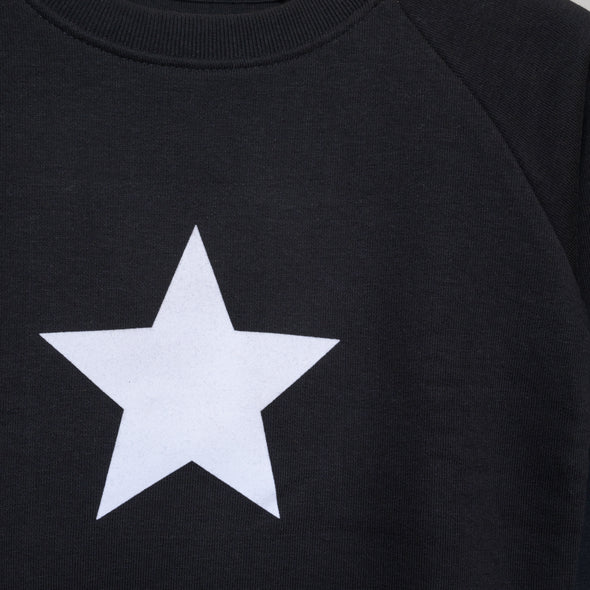 Sweat-shirt enfant Star noir