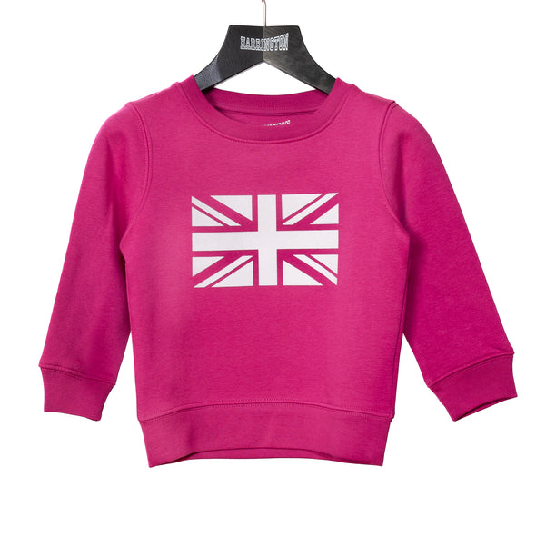 Sweat-shirt enfant Union Jack Rose