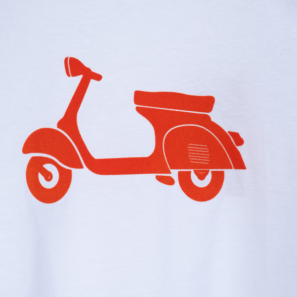 T-shirt vespa blanc enfant