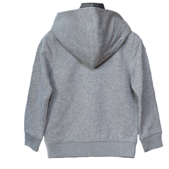 Sweat zippé gris / Marine enfant