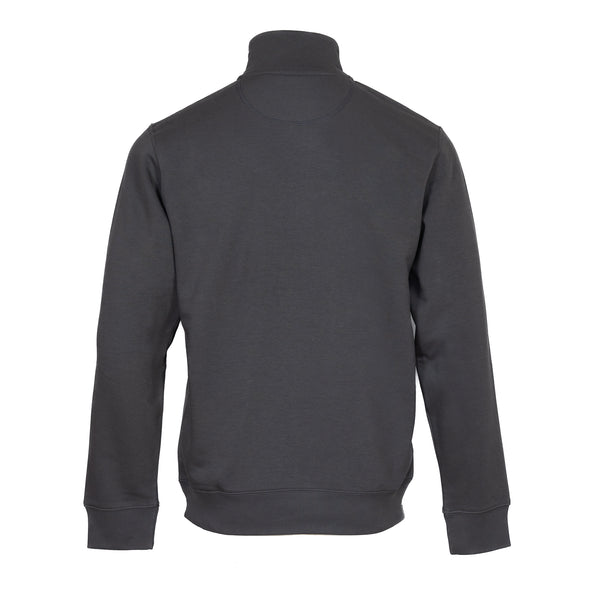 Sweat-shirt col camionneur gris