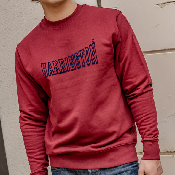 Sweat-shirt bordeaux/marine