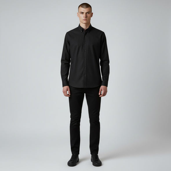Chemise Oxford noire