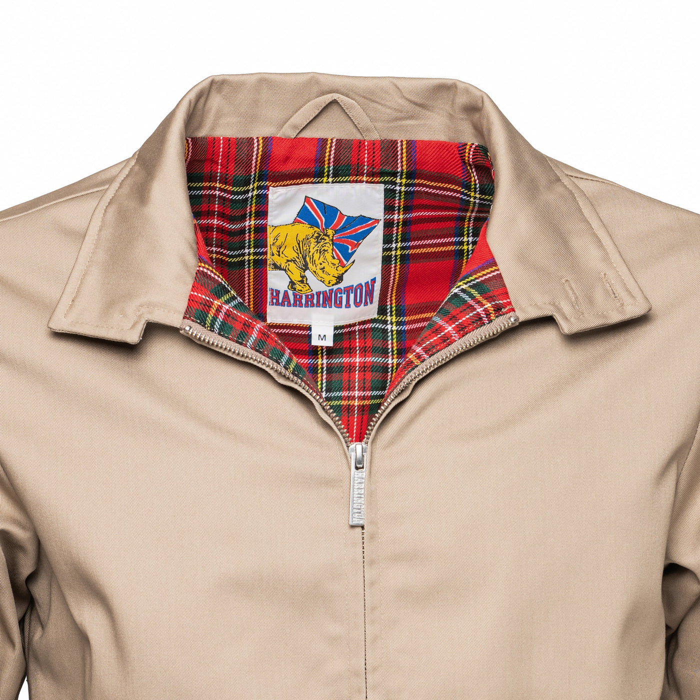 Blouson Harrington Homme Blouson Harrington Recyclé Pour Homme - Coupe Cintrée - Col Montant - Doublure Tartan - Polyester Recyclé Et Coton - Couleur Beige Blouson Harrington Homme Blouson Harrington Recyclé Pour Homme - Coupe Cintrée - Col Montant - Doublure Tartan - Polyester Recyclé Et Coton - Couleur Beige