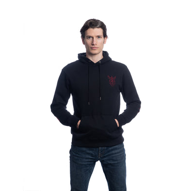 Sweat hoodie en coton biologique noir